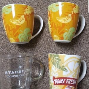 GUC (4) Starbucks 14oz Mugs